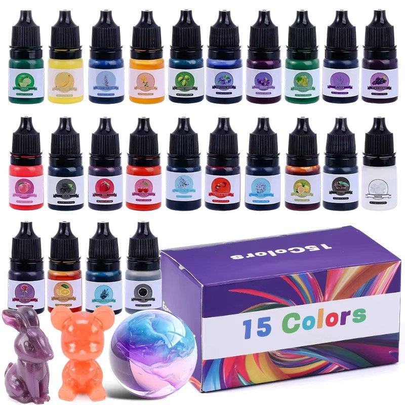 Woodworking Resin - Pigmen Warna Resin Epoksi 24 Warna