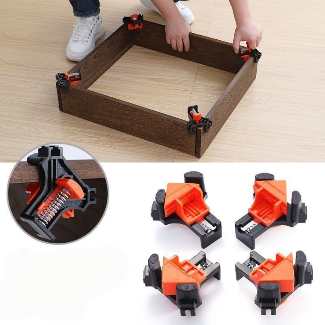 Woodworking Workshop - 4 buah 90 ° Klip Penjepit