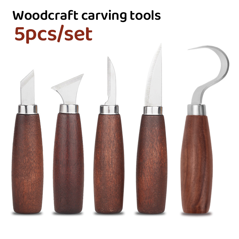 Wood Chisel Set - 5pcs alat untuk ukiran kayu Set
