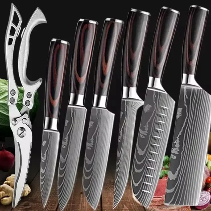 Drawknife Blade - Pisau Dapur Jepang Koki 7CR17 Baja