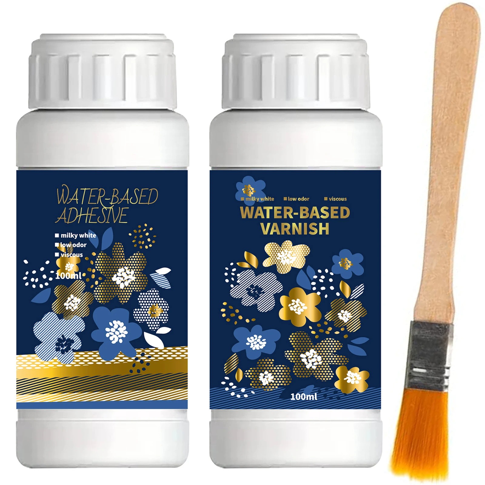 Woodworking Resin - Kit Perekat Penyepuhan Daun Emas 100Ml/200Ml-Lem