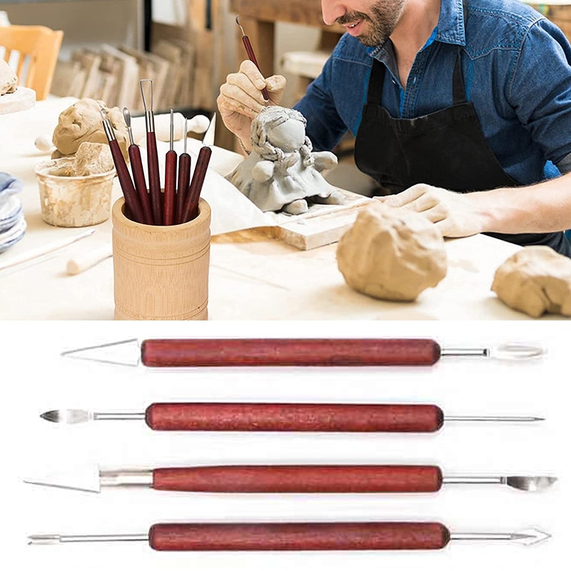 Perangkat Alat Tembikar Kayu 6 - Wood Chisel Set ulasan dan harga