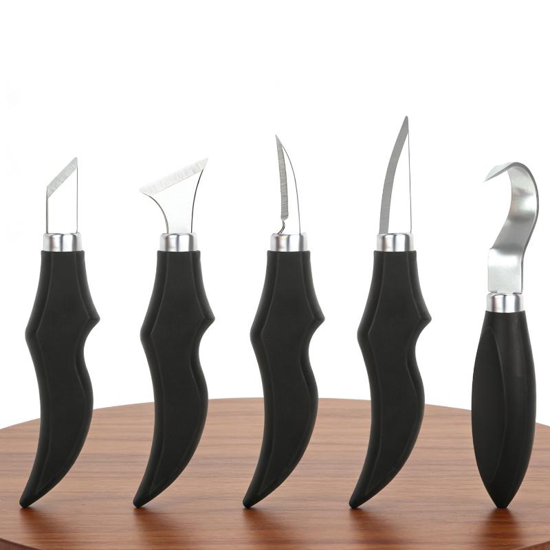 5 Buah Set Pisau Ukir Kayu Den - Wood Chisel Set ulasan dan harga