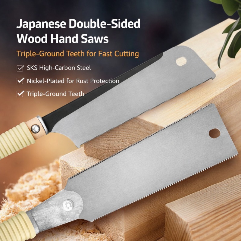 Gergaji Tangan Jepang Dua Sisi - Woodworking In Japanese ulasan dan harga