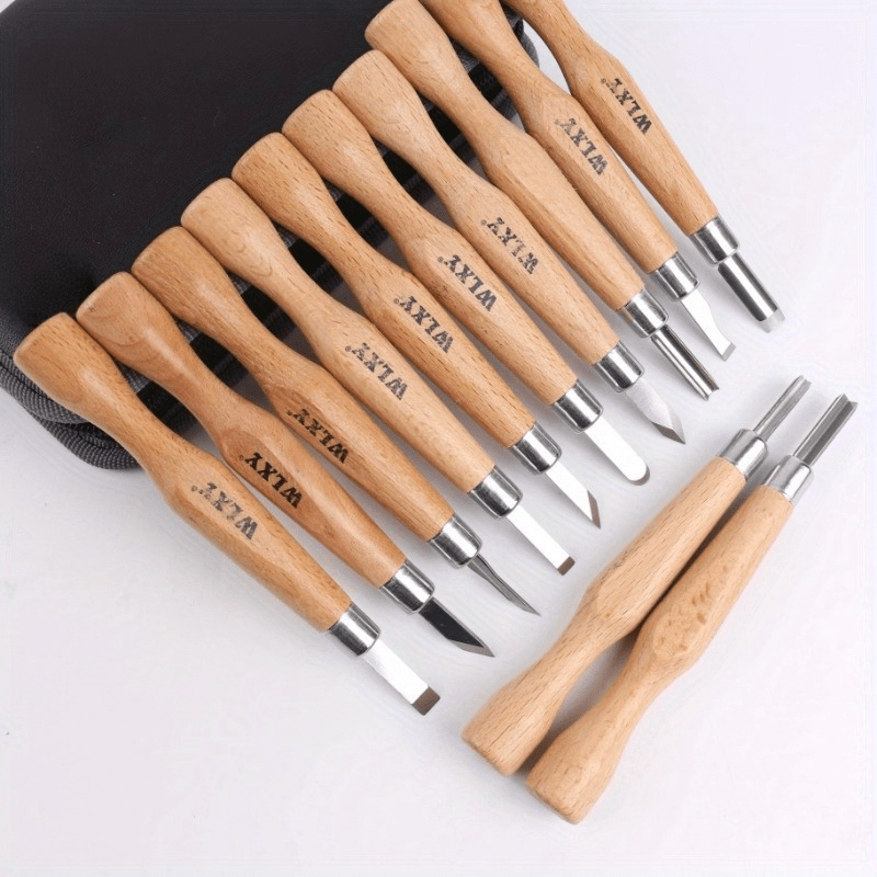 Set 12 Pahat dan Pisau Ukir Ka - Wood Chisel Set ulasan dan harga