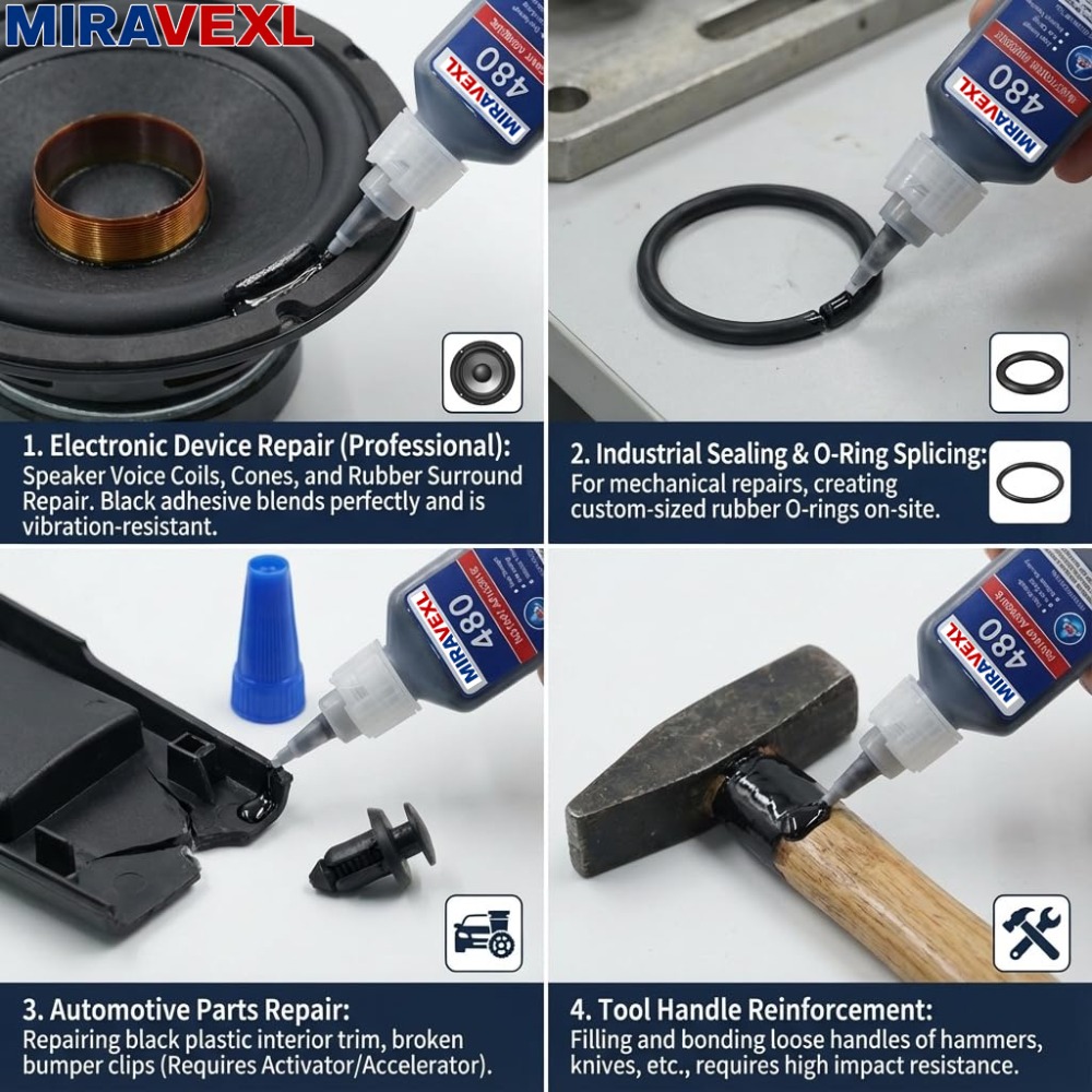 Perekat Instan Hitam 480 Super - Woodworking Glue ulasan dan harga