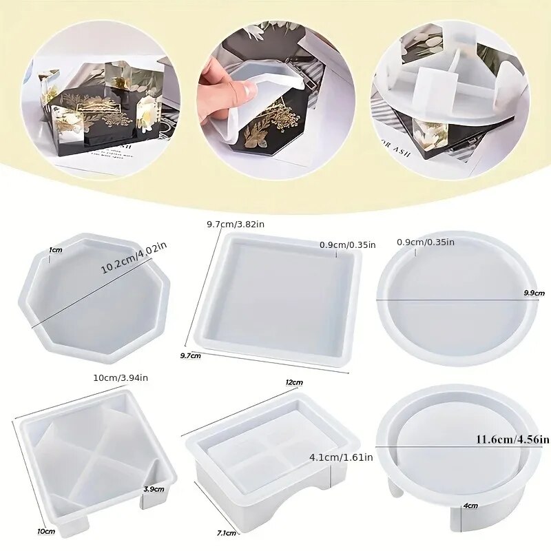 Set cetakan Resin Coaster term - Woodworking Resin ulasan dan harga