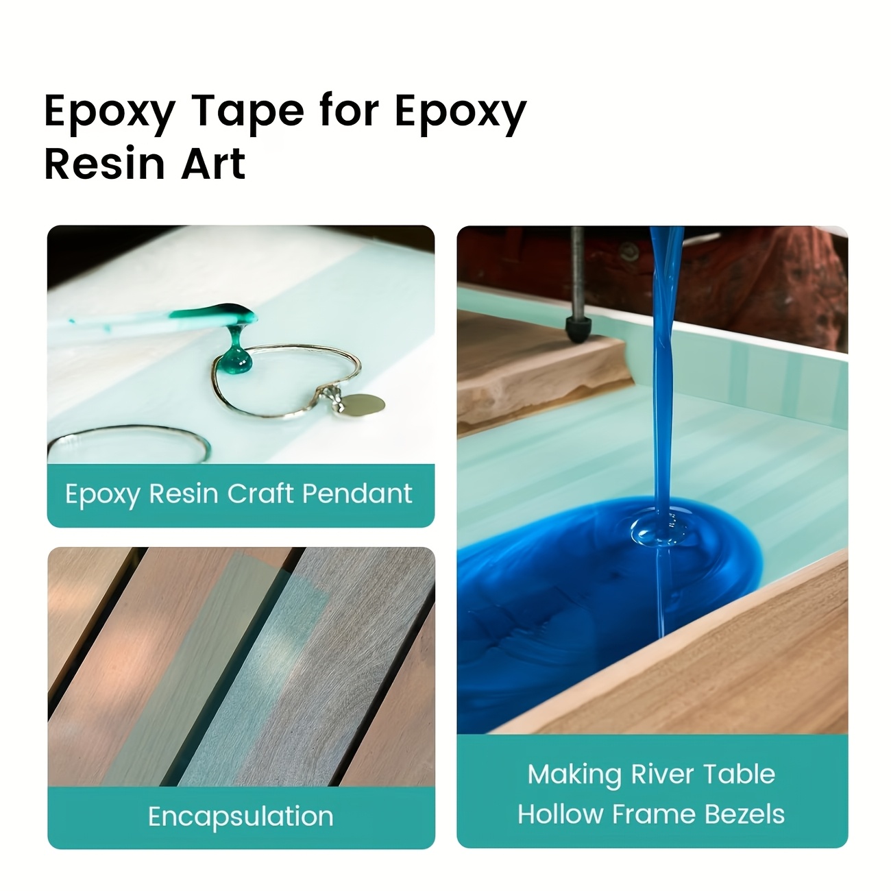 YITAPE Pita Resin Epoksi Hijau - Woodworking Resin ulasan dan harga